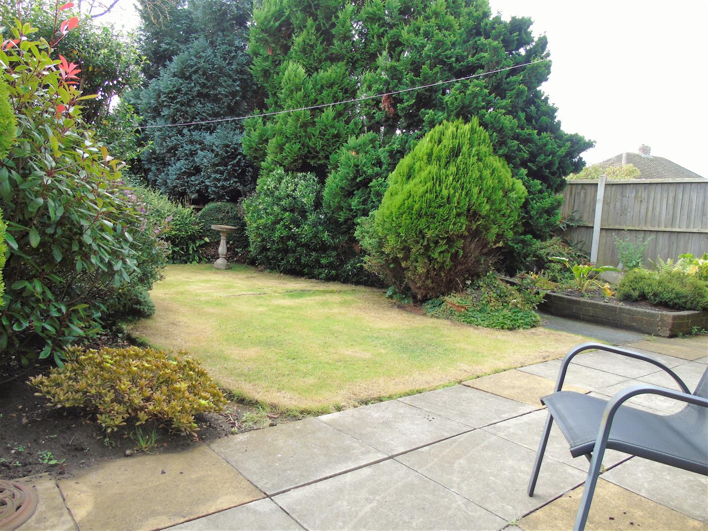 South Facing Rear Garden